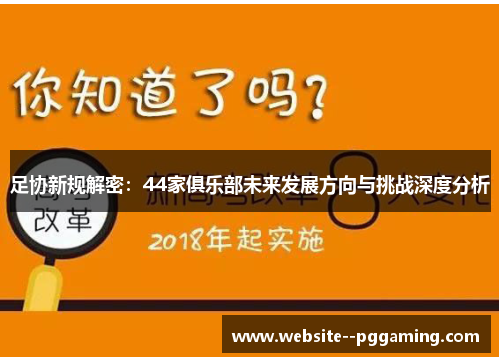 足协新规解密：44家俱乐部未来发展方向与挑战深度分析